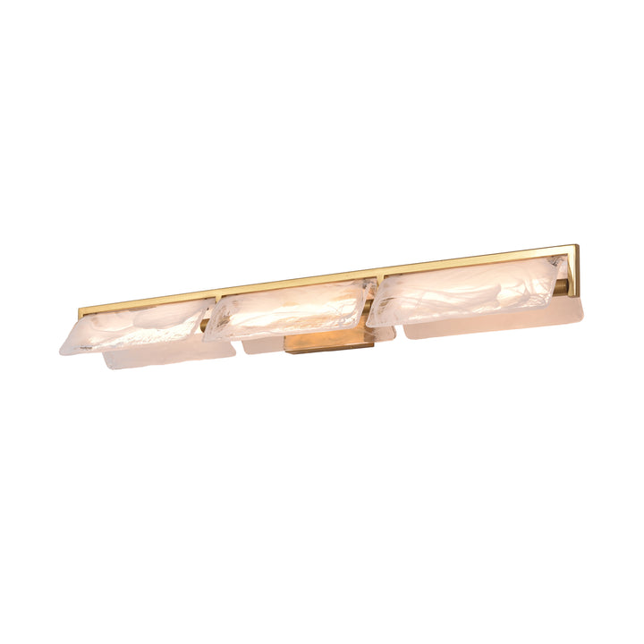 Mingle 531B03SB 3-Lt Bath - Satin Brass