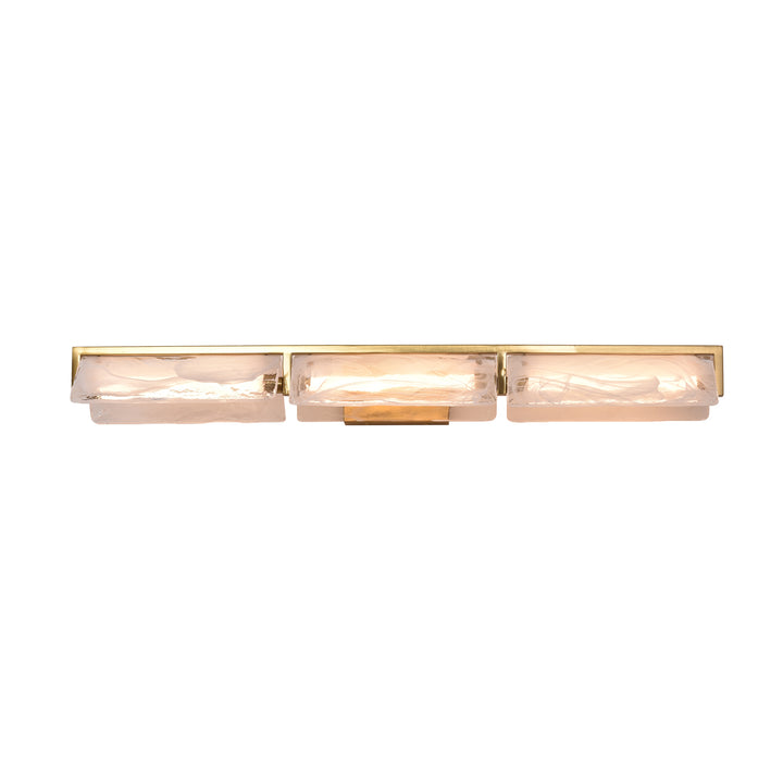 Mingle 531B03SB 3-Lt Bath - Satin Brass