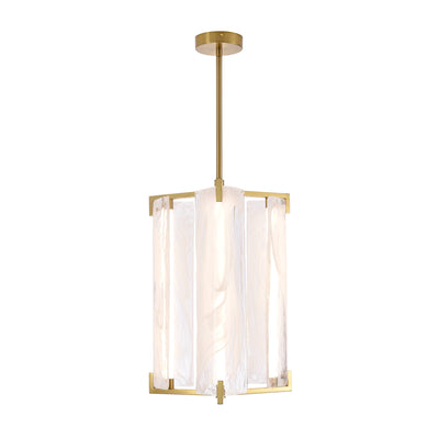 Mingle 3 Light Pendant - Satin Brass