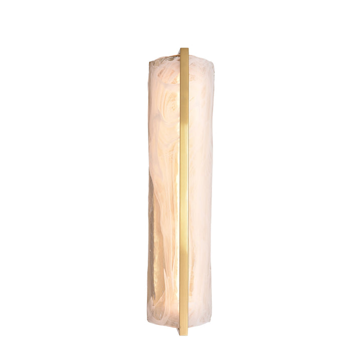 Mingle 531W01LSB 1-Lt Tall Sconce - Satin Brass