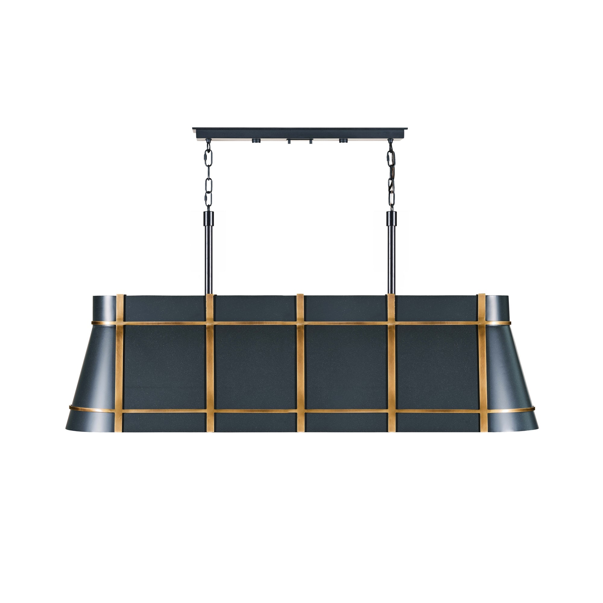 Brasserie 5-Light Linear - Blackened Zinc/Heritage Bronze