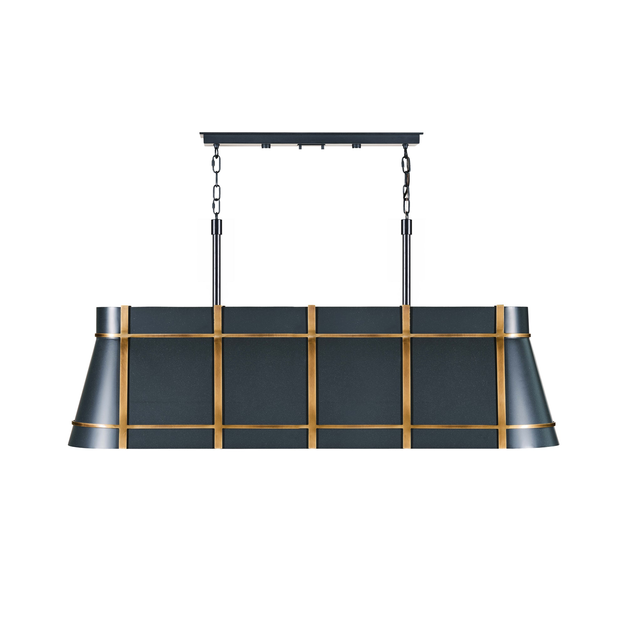 Brasserie 5-Light Linear - Blackened Zinc/Heritage Bronze