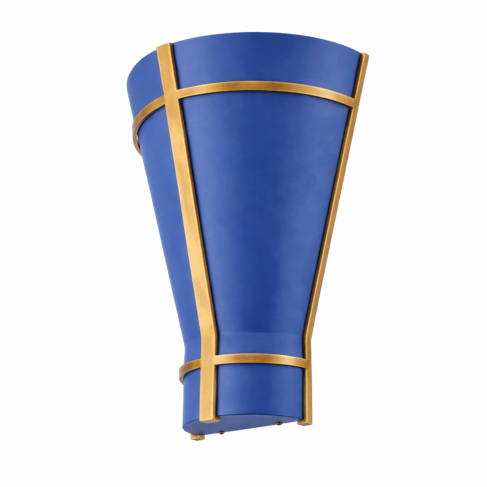 Brasserie 1 Light Sconce - French Blue/Heritage Bronze