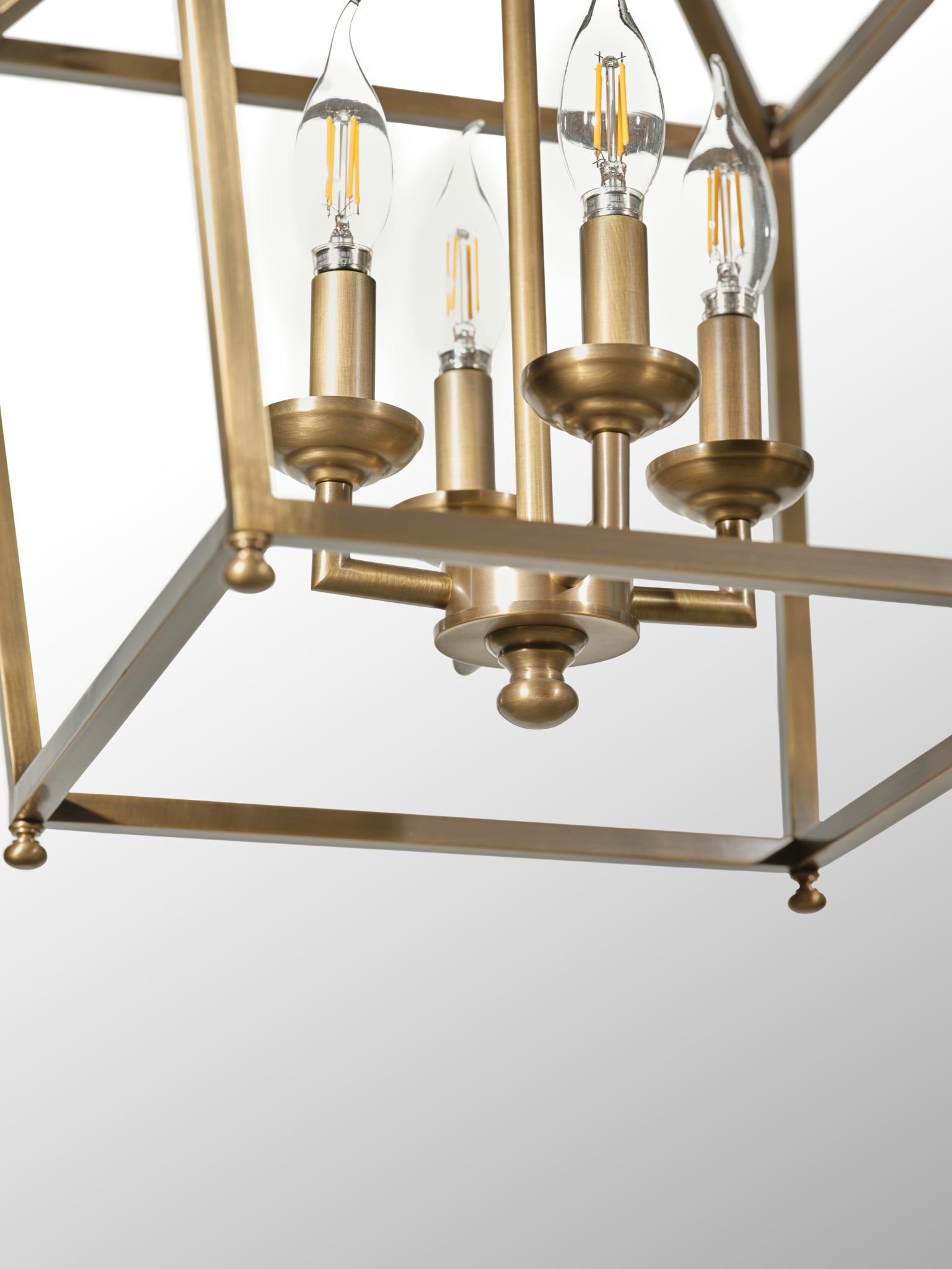 Gridlock 4 Light Pendant - Antique Bronze