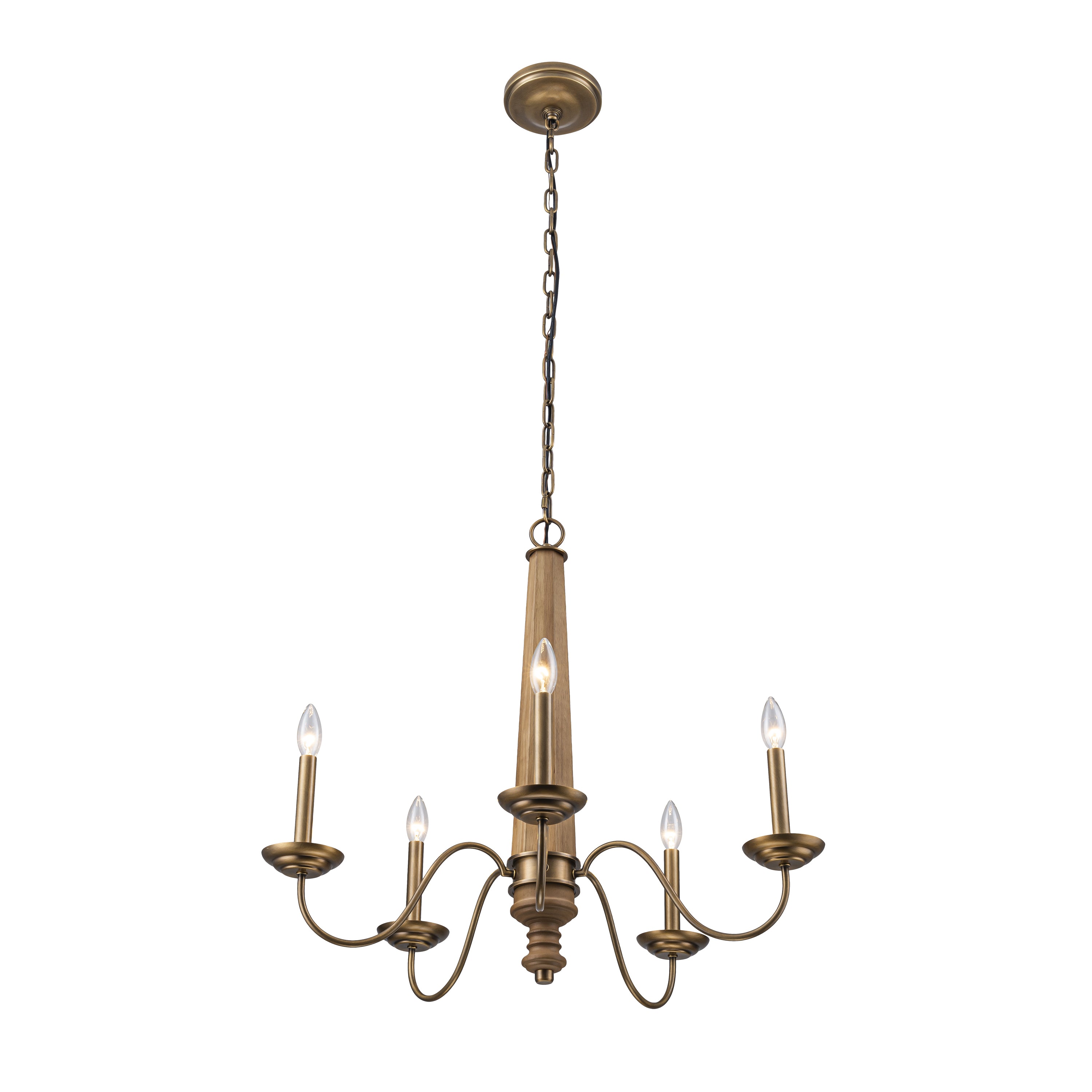 Dinner at 8-Light Chandelier - Heritage Bronze