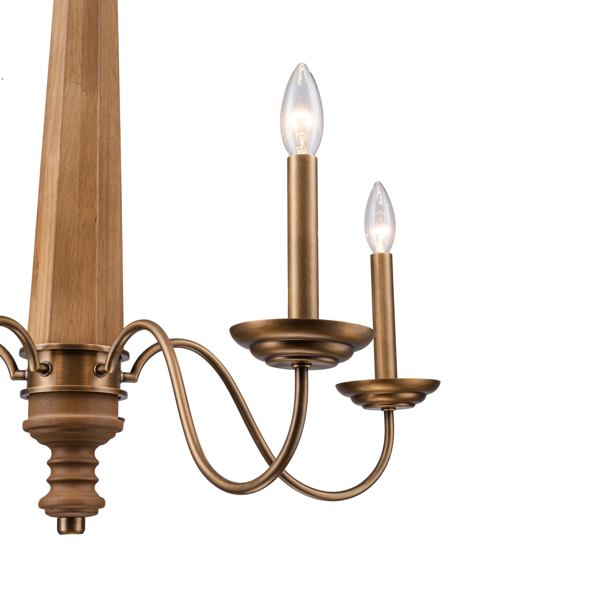Dinner at 5 Light Chandelier - Heritage Bronze