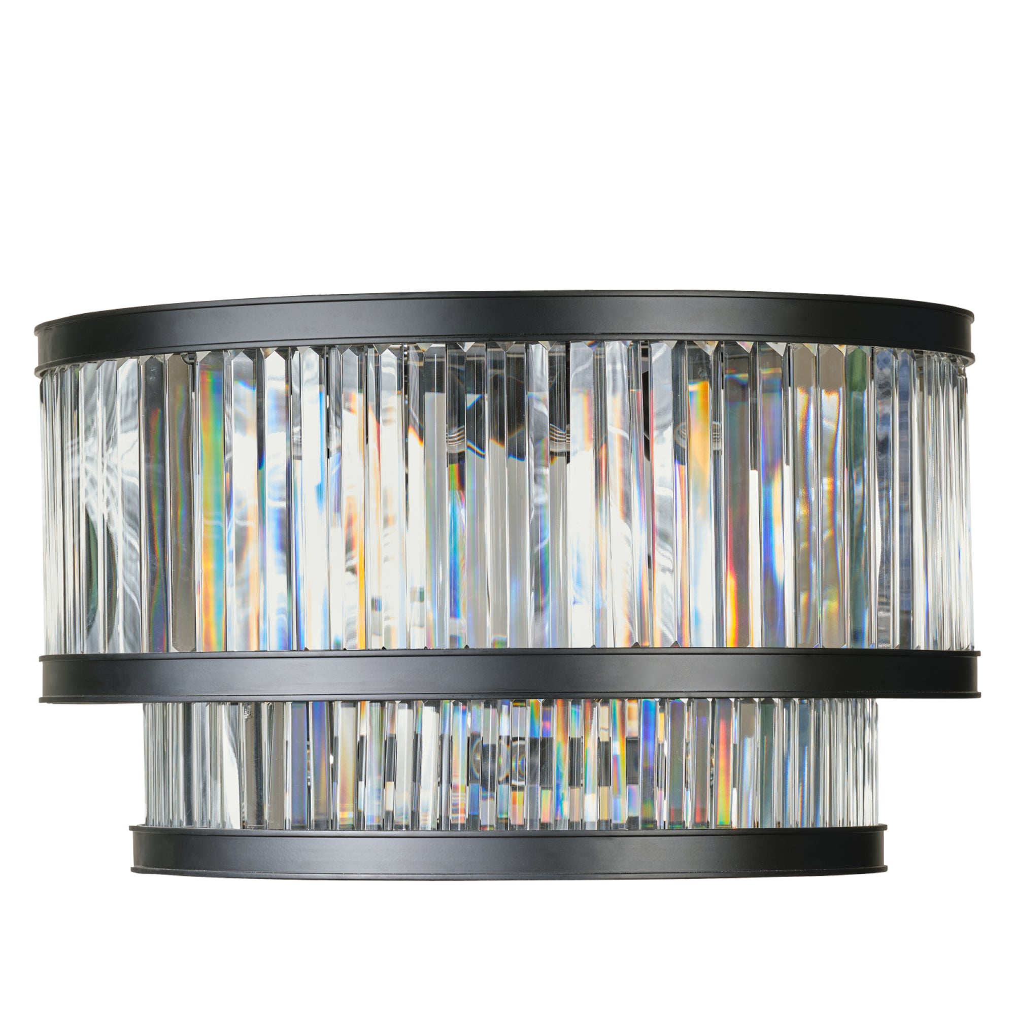 Double Take 2-Light 2-Tier Sconce - Heritage Black