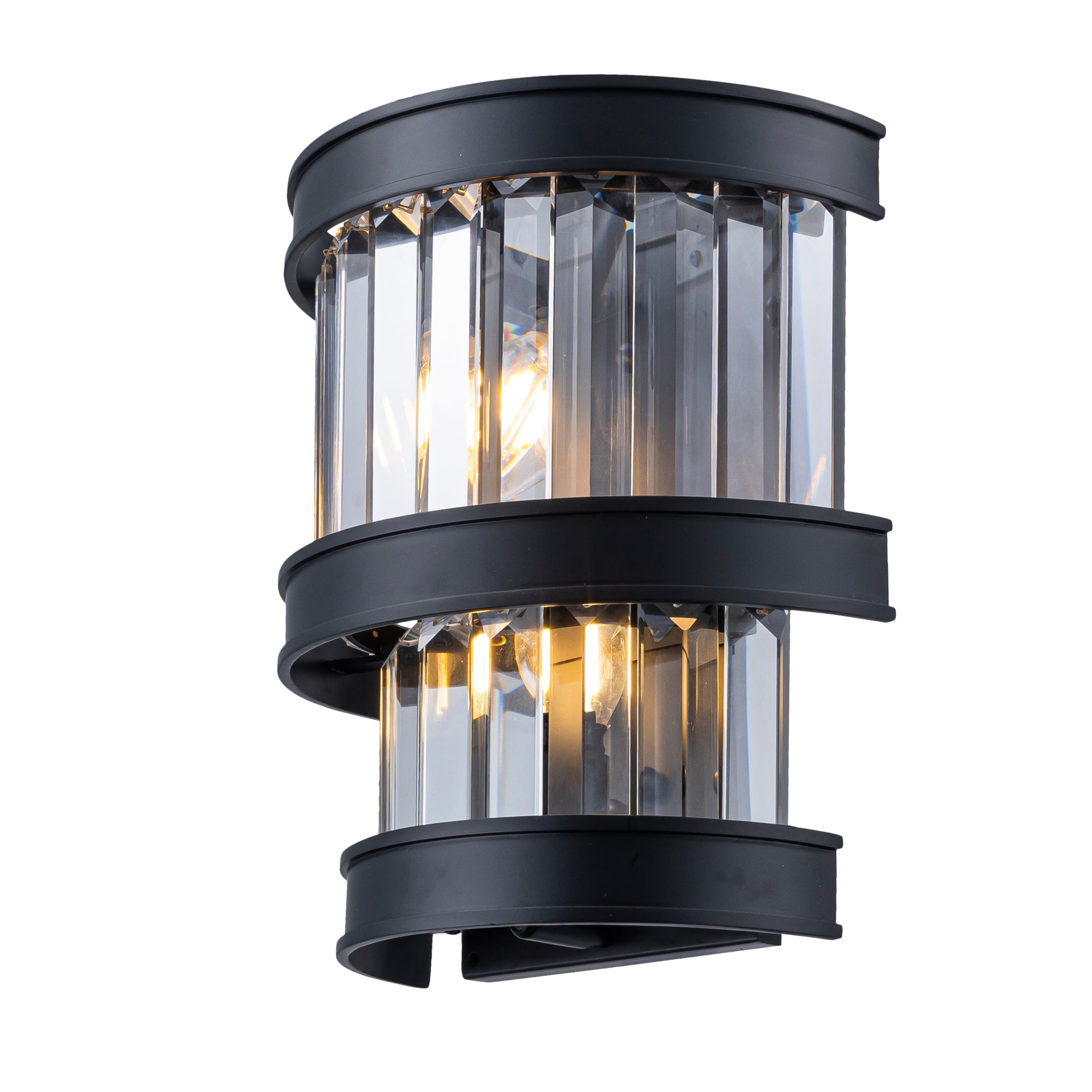 Double Take 2 Light 2-Tier Sconce - Heritage Black