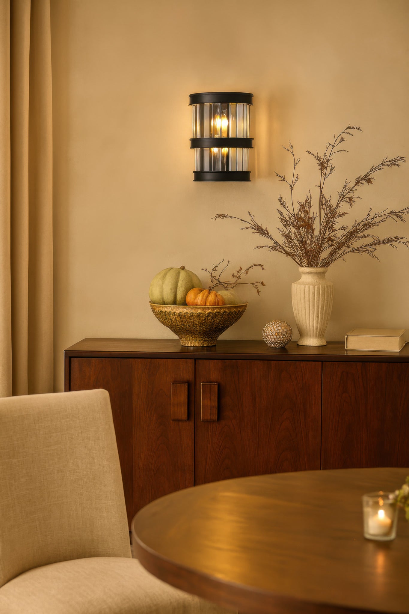 Double Take 2-Light 2-Tier Sconce - Heritage Black