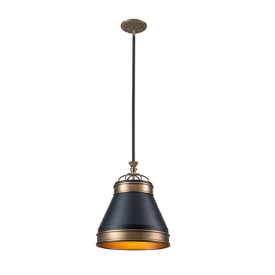 Savarin 1 Light Small Pendant - Heritage Black/Heritage Bronze