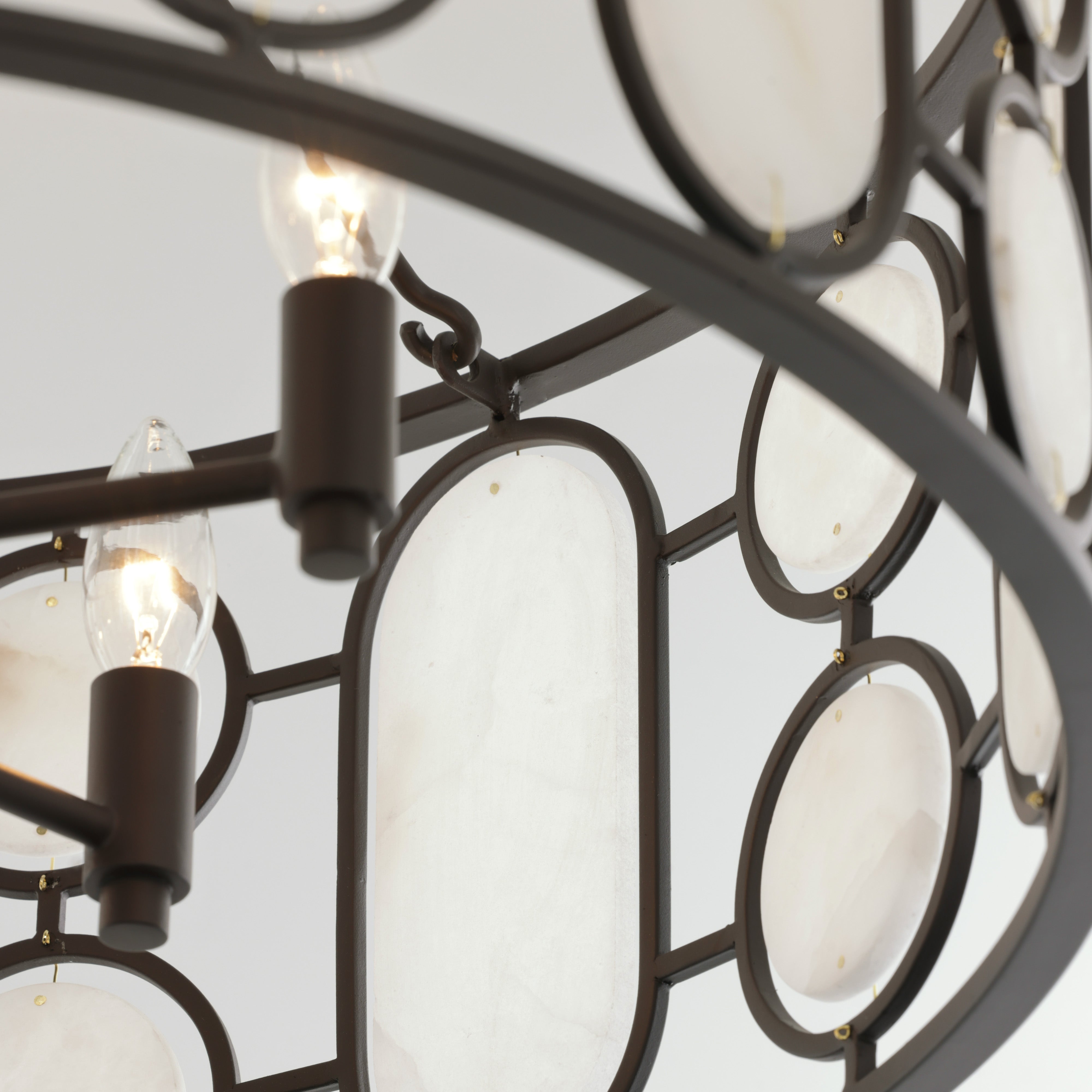 Oval Office  6 Light Pendant - Ironclad