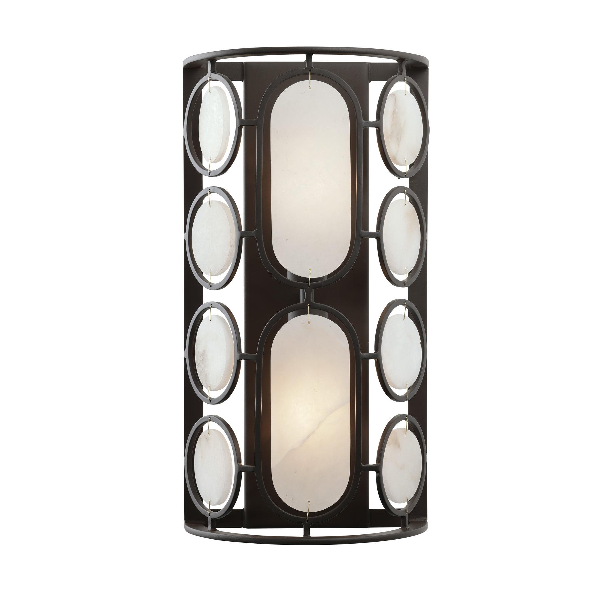 Oval Office 2 Light Sconce - Dark Bronze