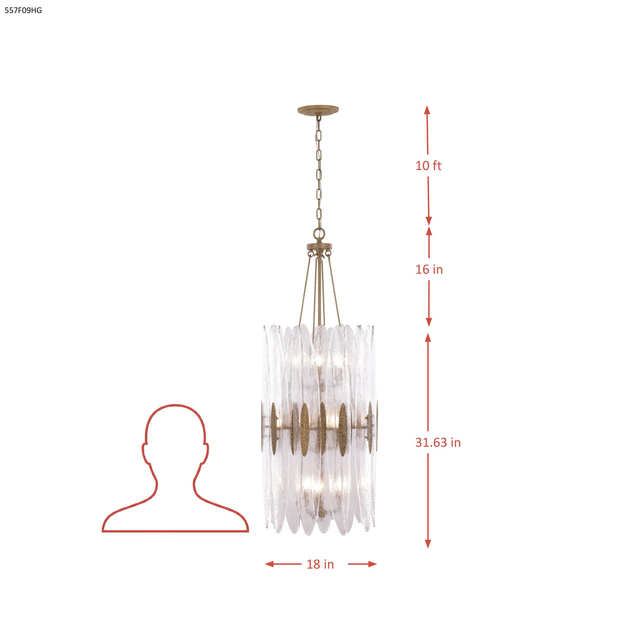 Aurora-9 Light Pendant