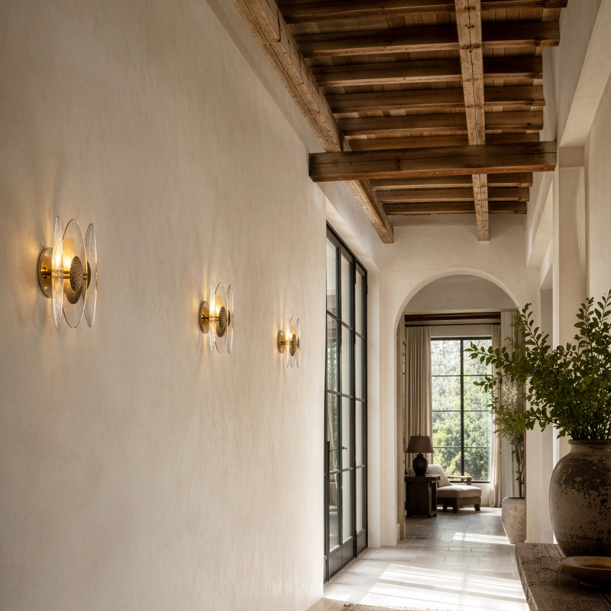 Aurora 1-Light Sconce - Havana Gold
