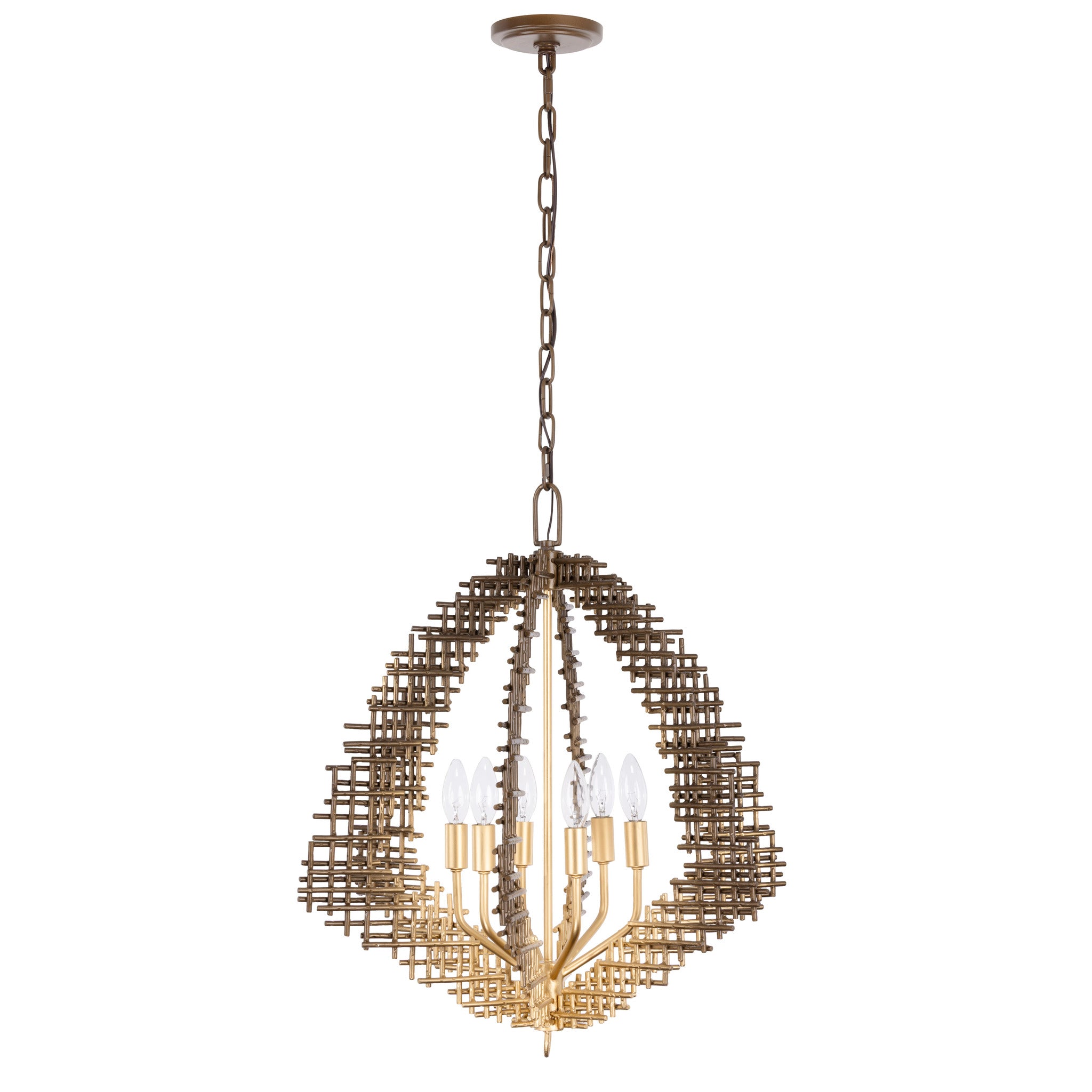 Construct 6 Light Pendant