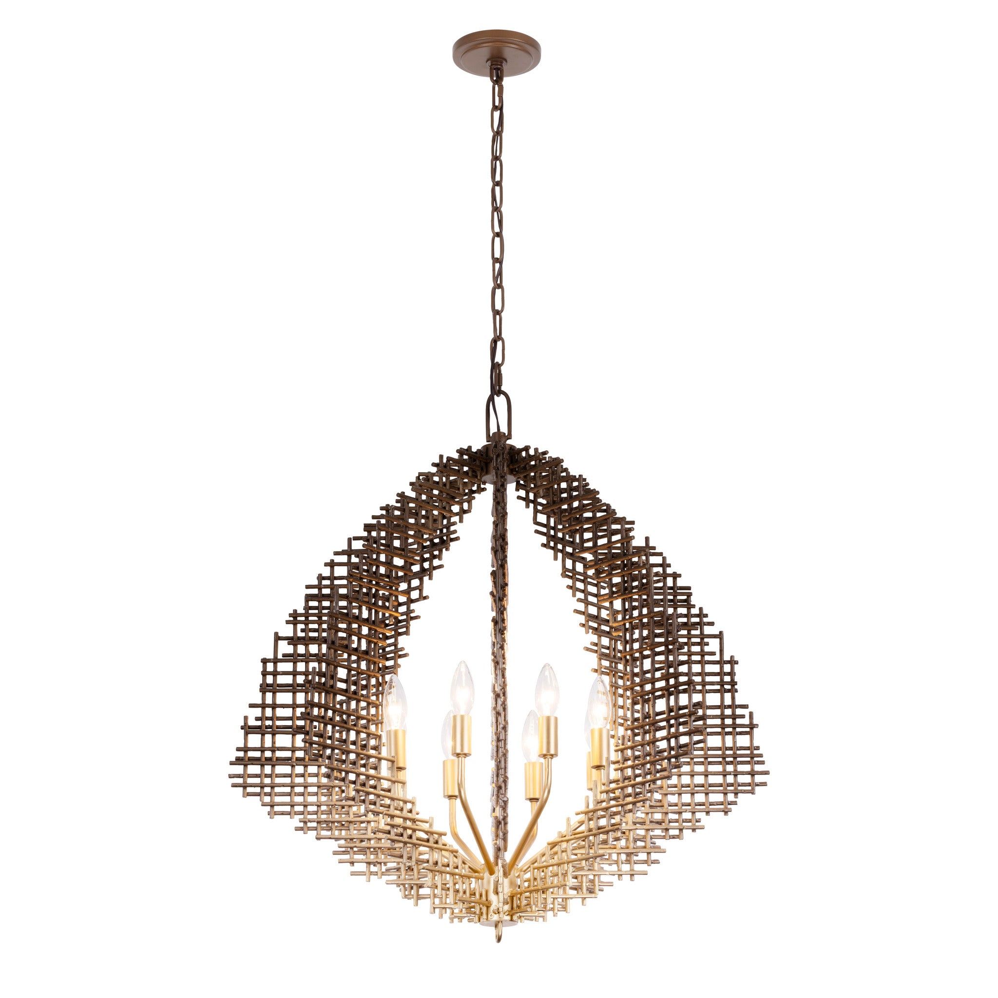 Construct 8 Light Pendant