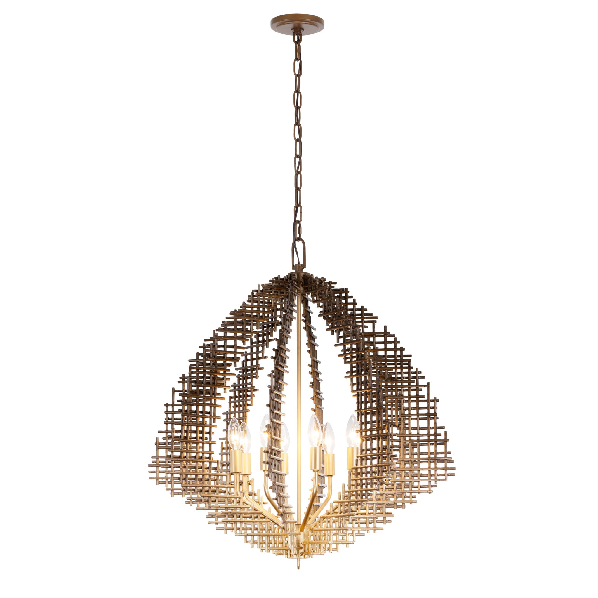 Construct 8 Light Pendant