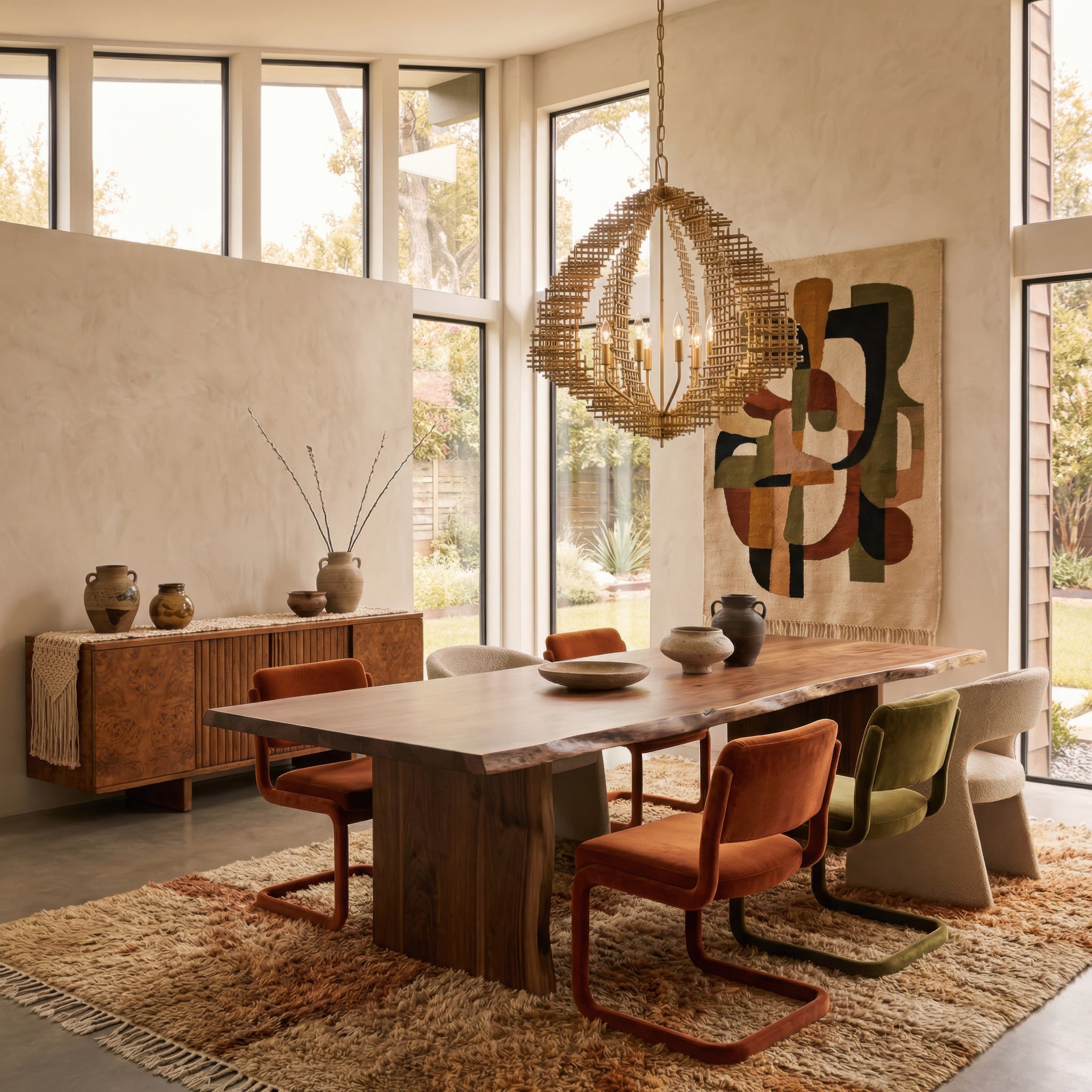 Construct 8 Light Pendant