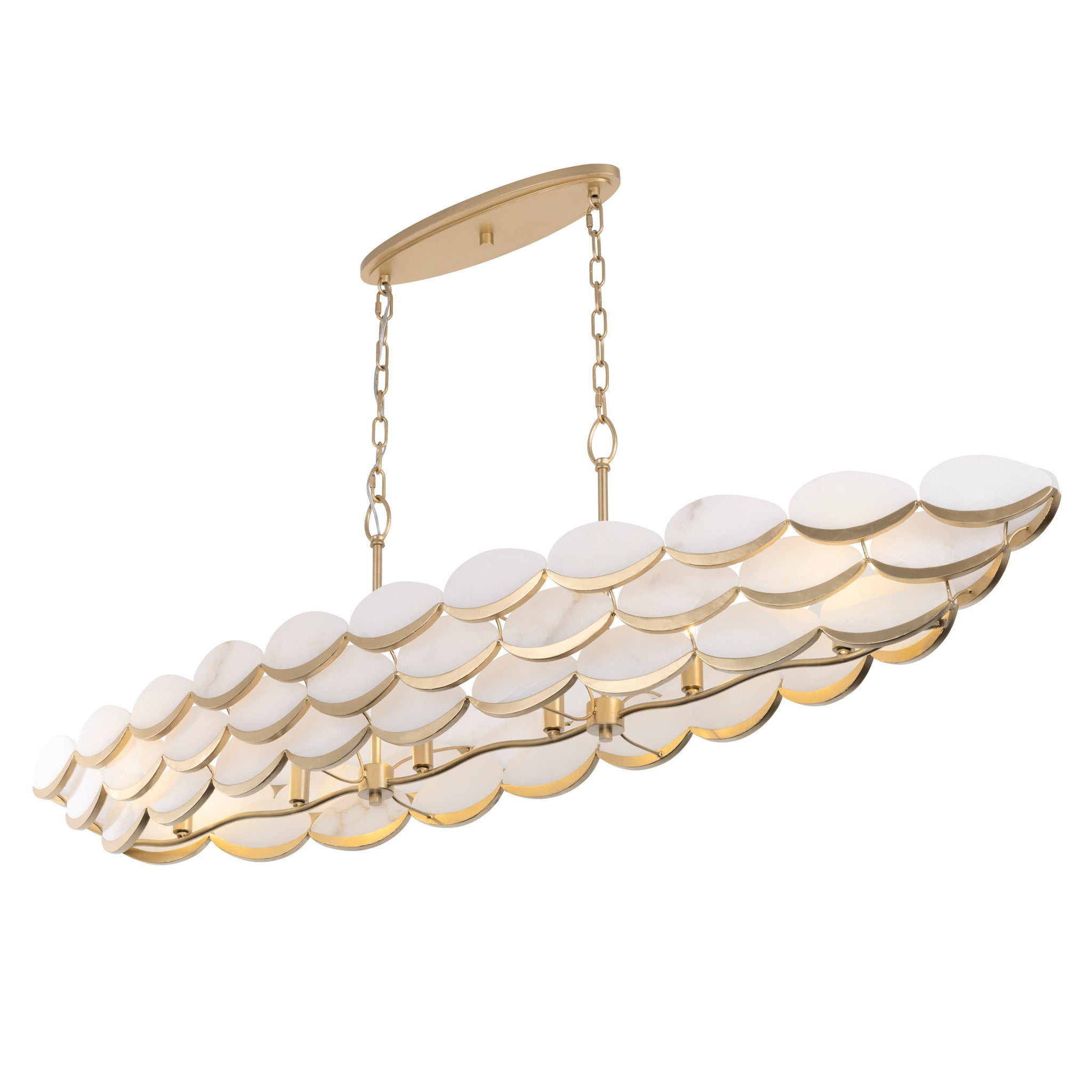 High Tide 6 Light linear Pendant