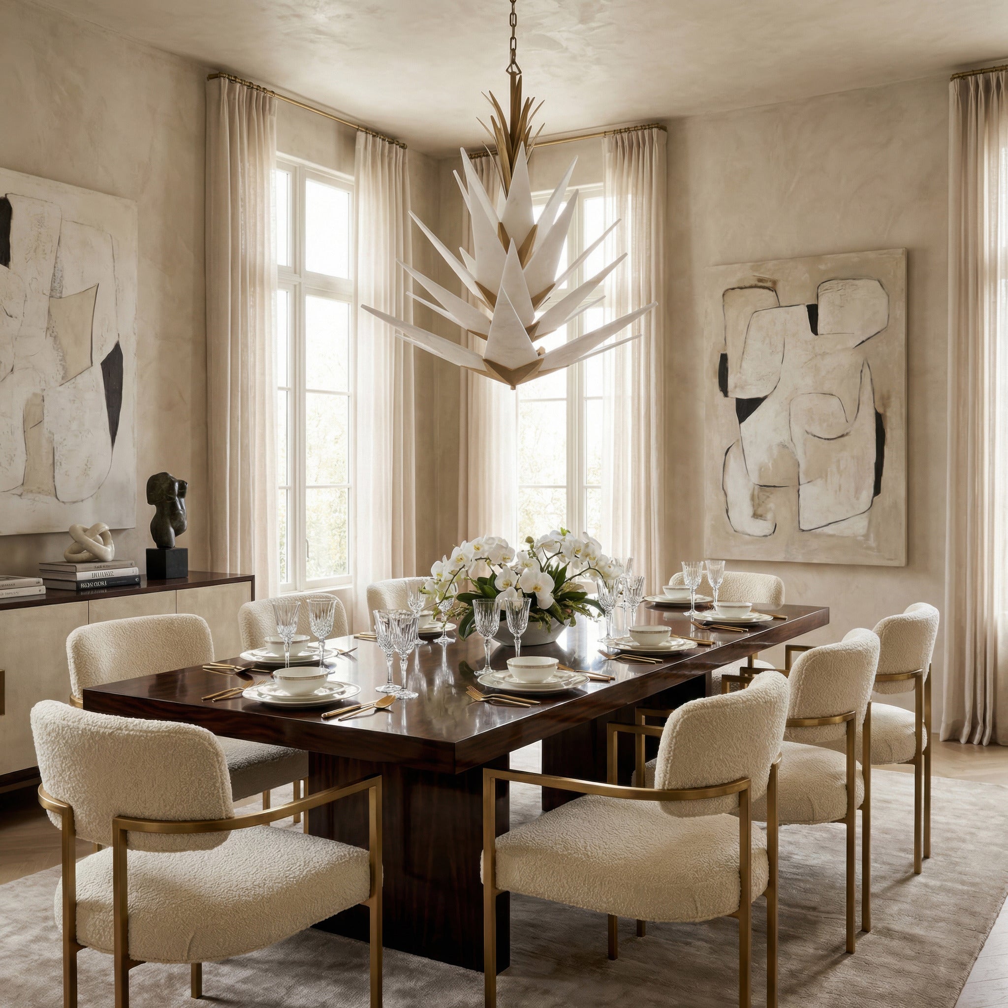 Mojave 12 Light Pendant - Havana Gold