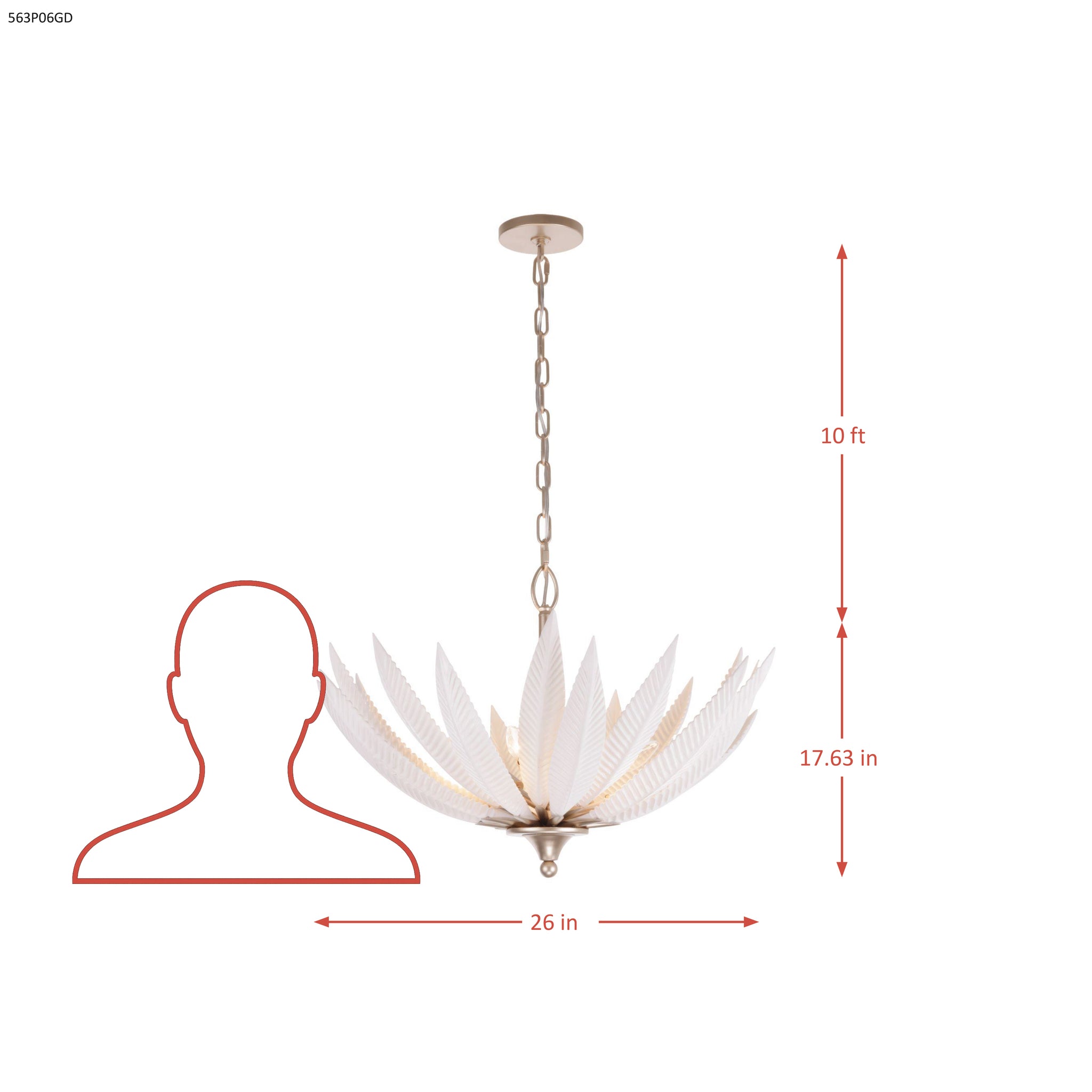 Zanara 6 Light Pendant