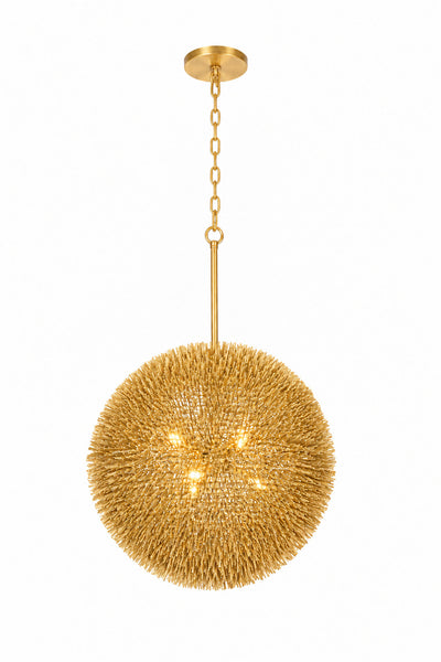 Urchin 6 Lights Orb Pendant