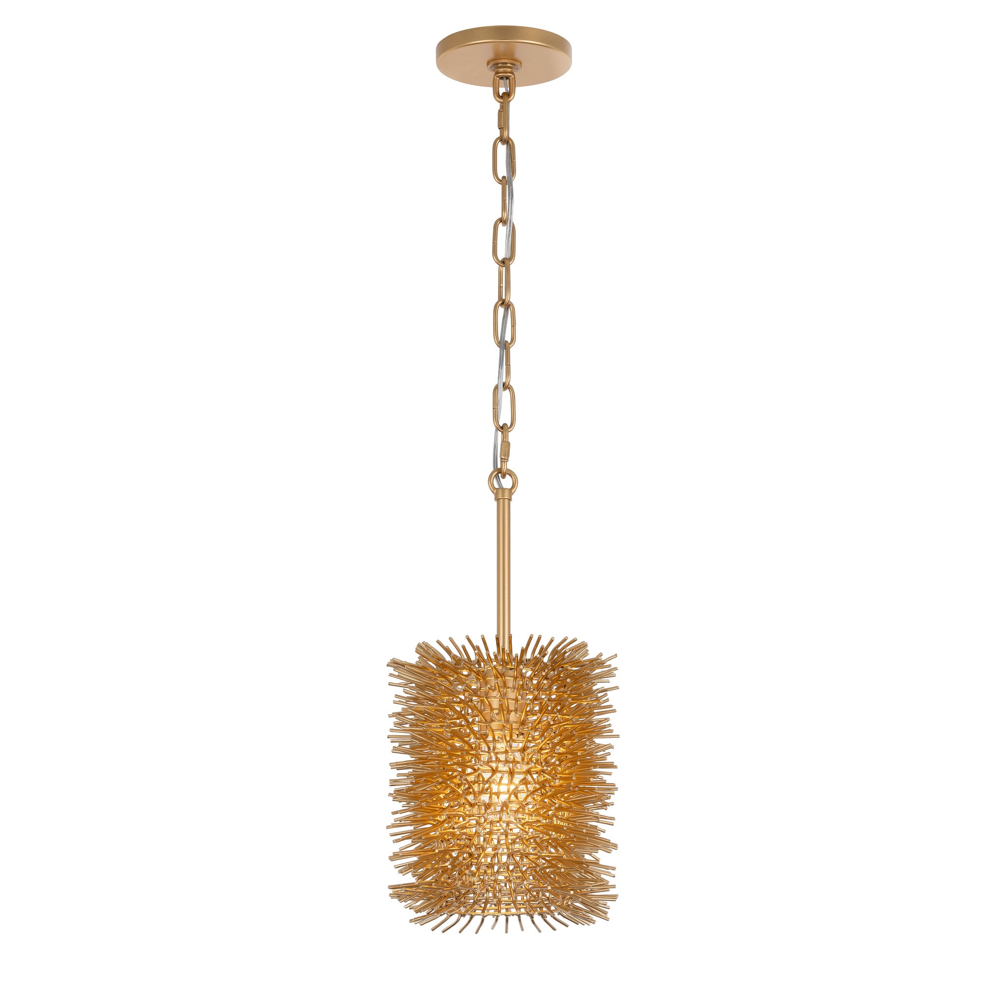 Urchin 1 Light Cylinder Pendant