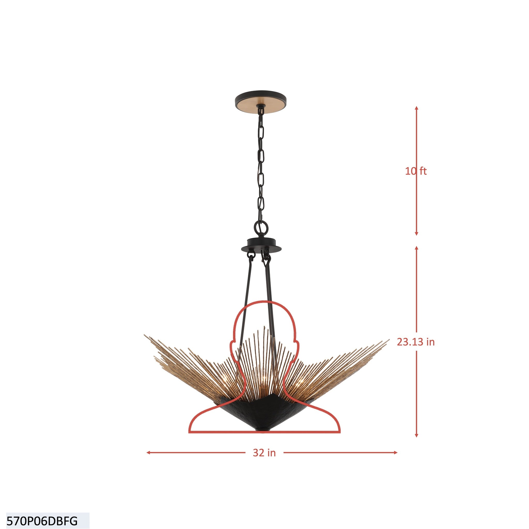 Aristocrat 6 Light Pendant