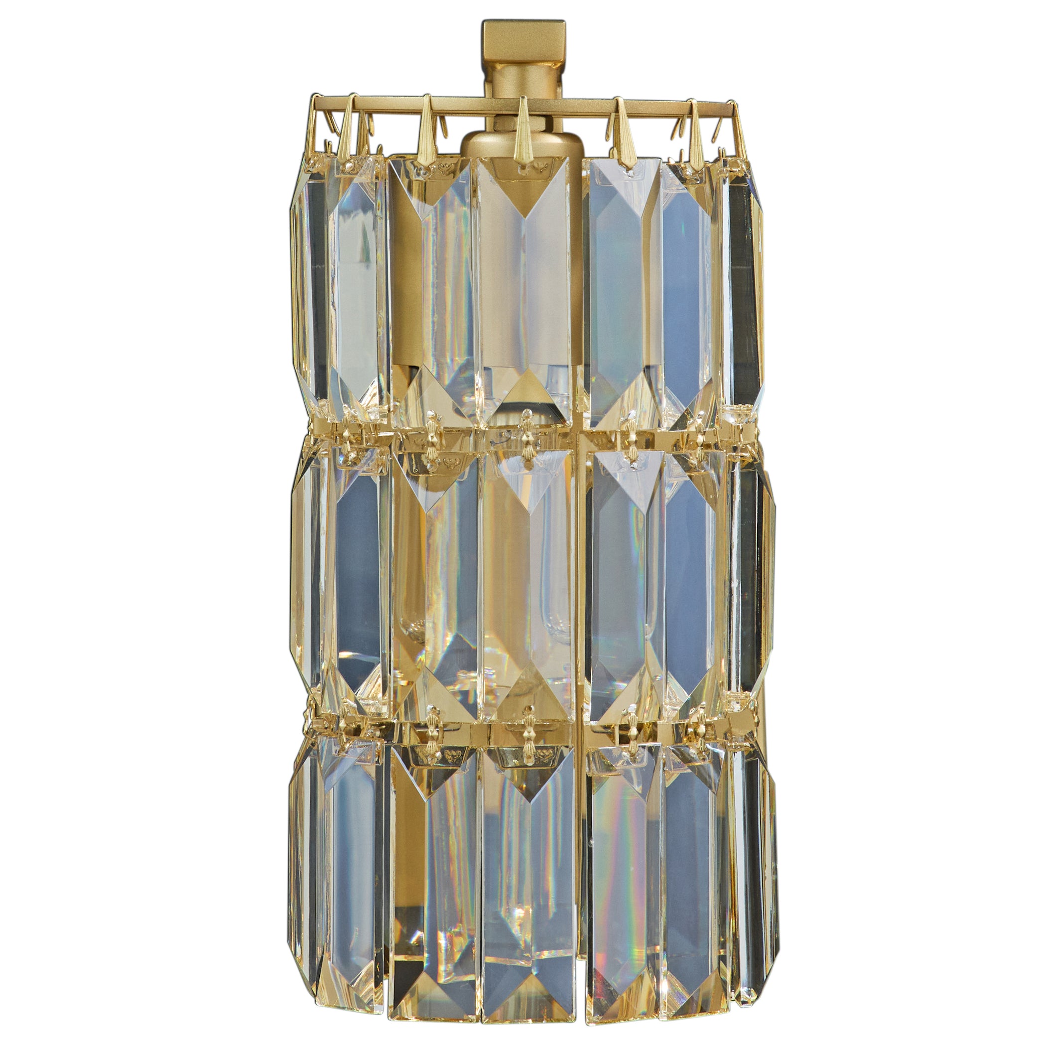Golden Hour 1 Light Dimmable Wall Sconce - Satin Gold