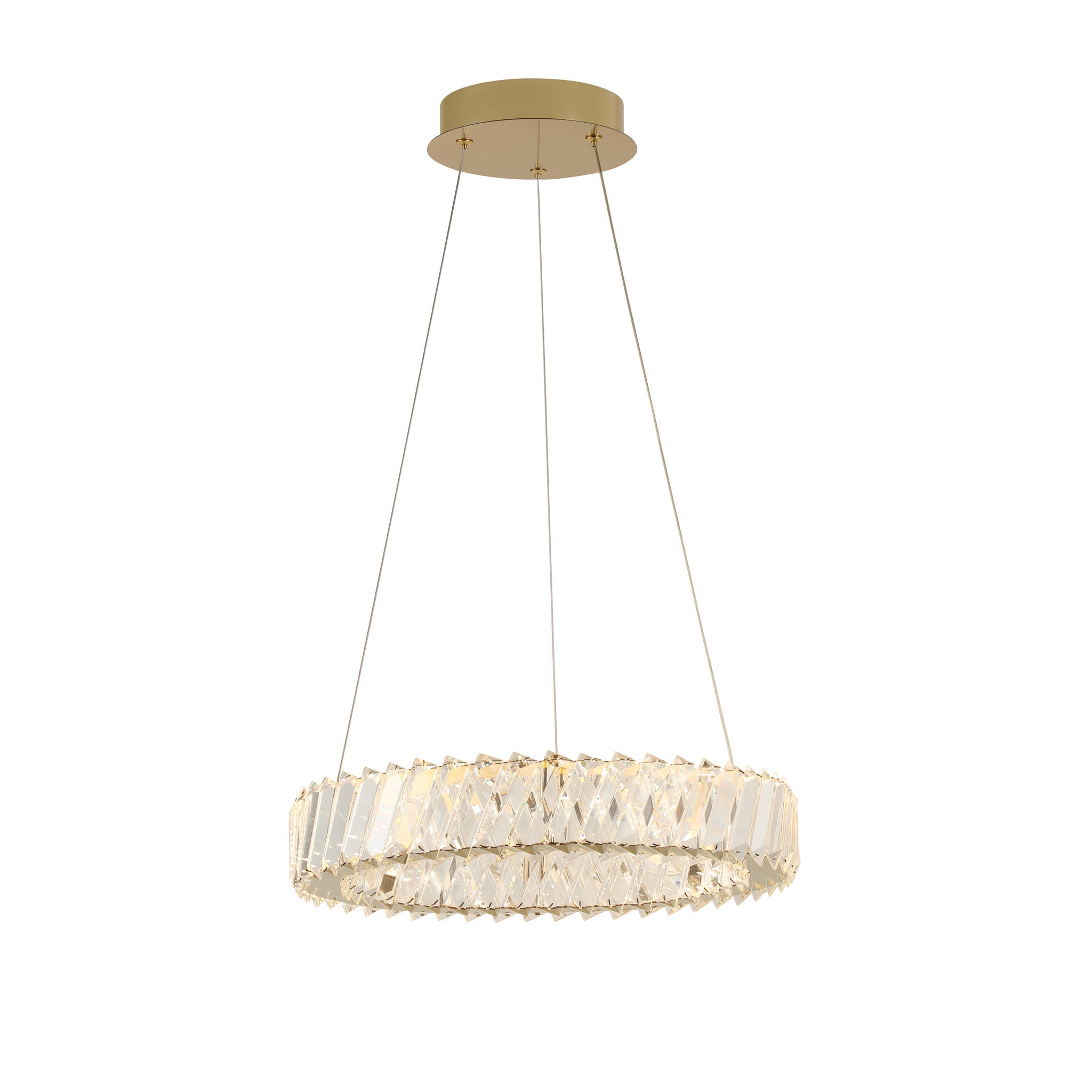 Golden Ratio 16 inch LED Crystal Pendant