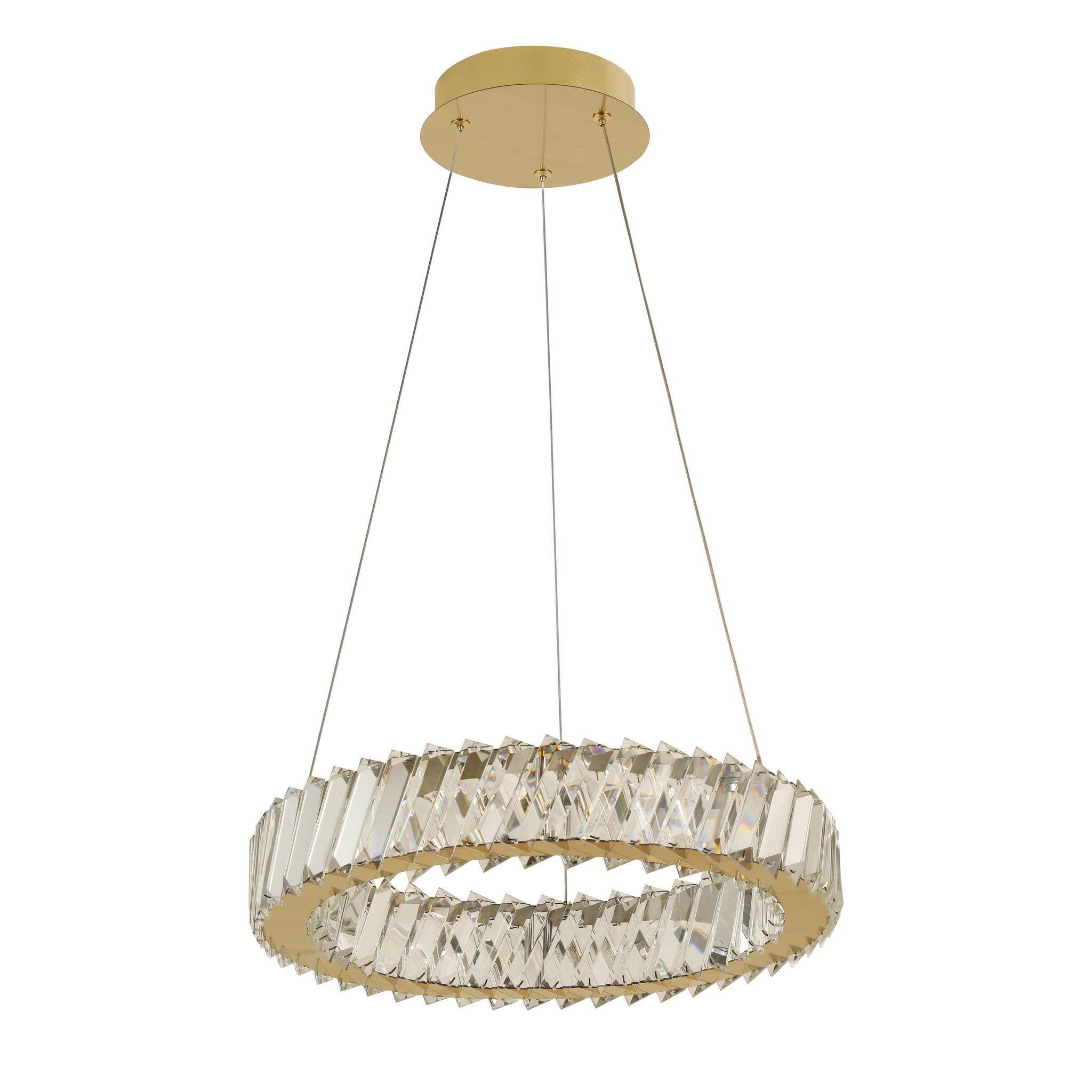 Golden Ratio 16 inch LED Crystal Pendant