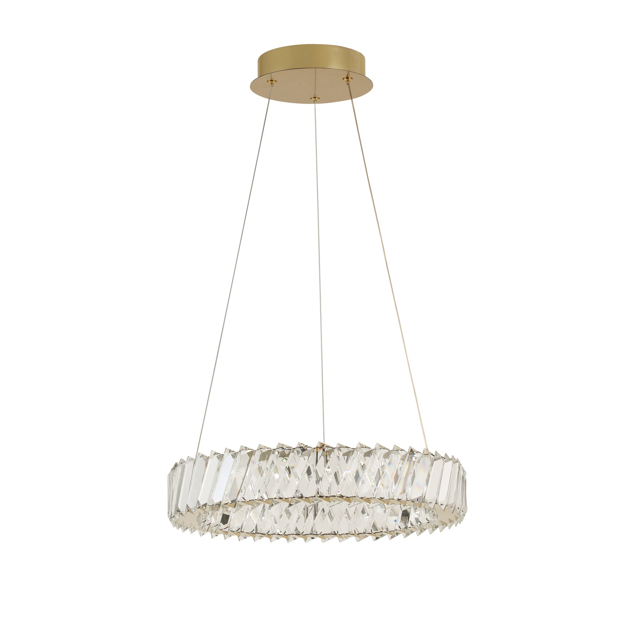 Golden Ratio 16 inch LED Crystal Pendant
