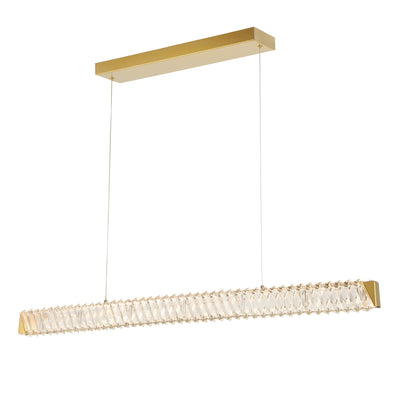 Golden Ratio 43 in LED Crystal Linear Pendant