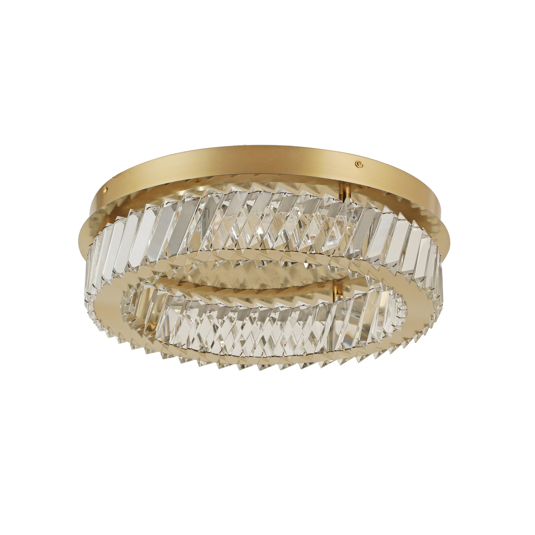 Golden Ratio 16 inch LED Crystal Flush Mount