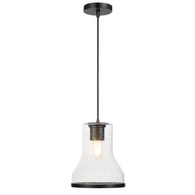 Alicia 1 Light Mini-Pendant - Matte Black