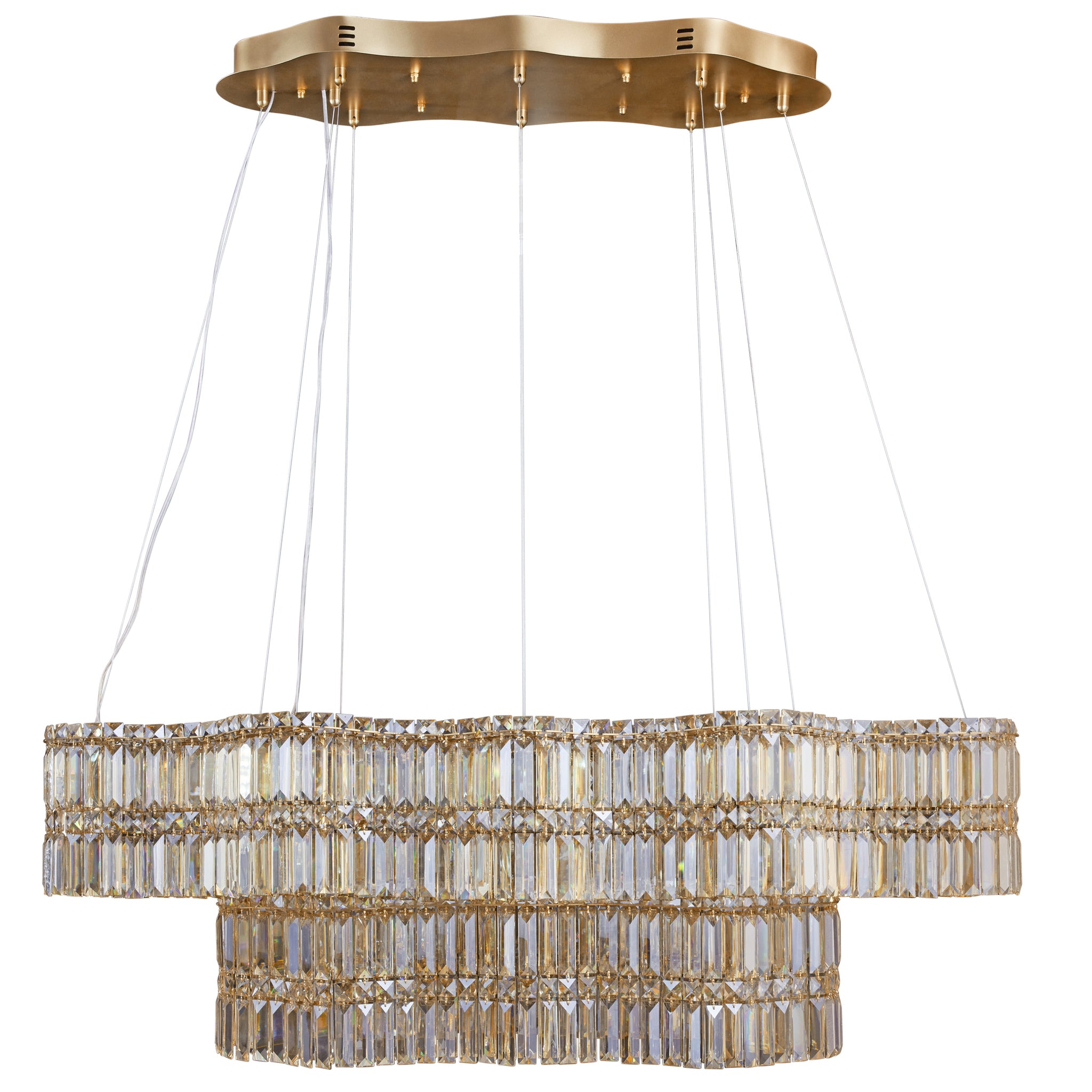 Double Standard 48 inch Dimmable LED Linear Pendant