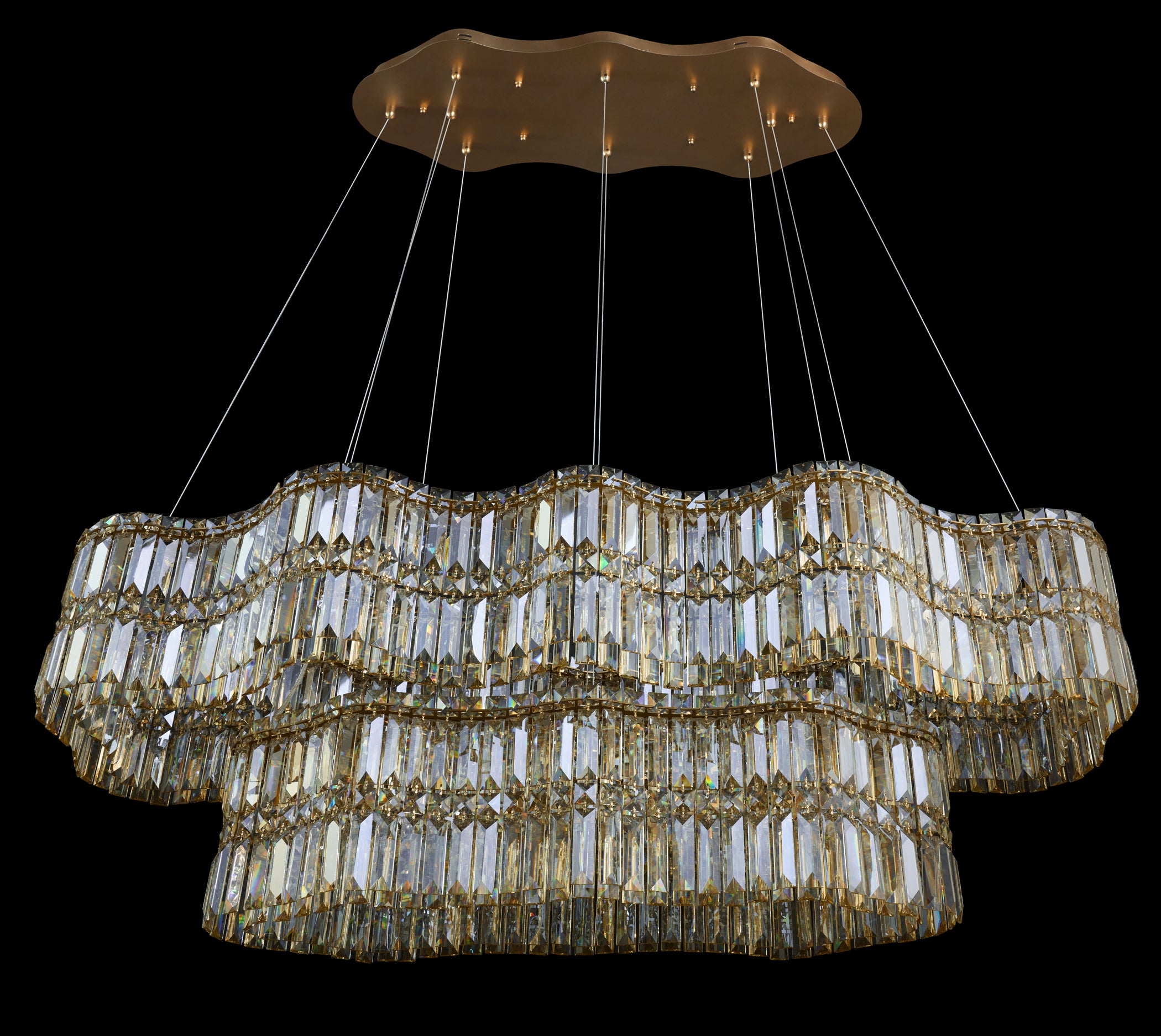 Double Standard 48 inch Dimmable LED Linear Pendant