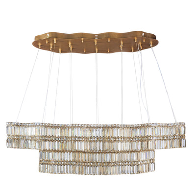 Double Standard 60 inch Dimmable LED Linear Pendant