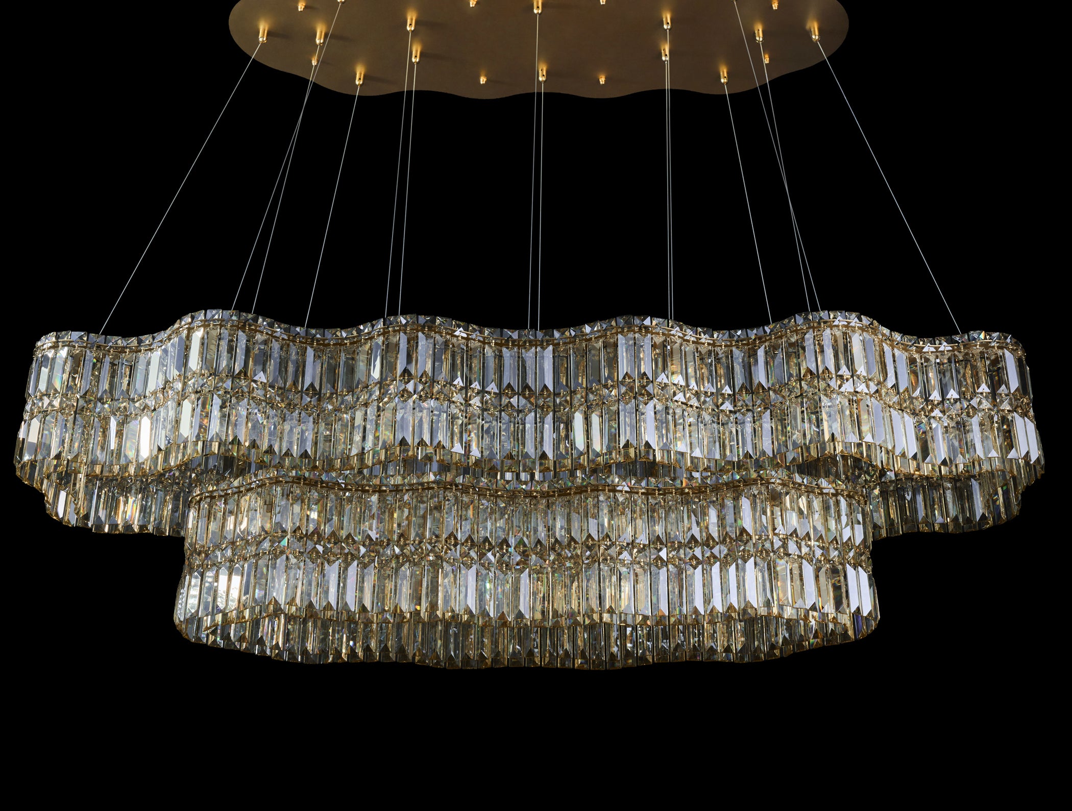 Double Standard 60 inch Dimmable LED Linear Pendant