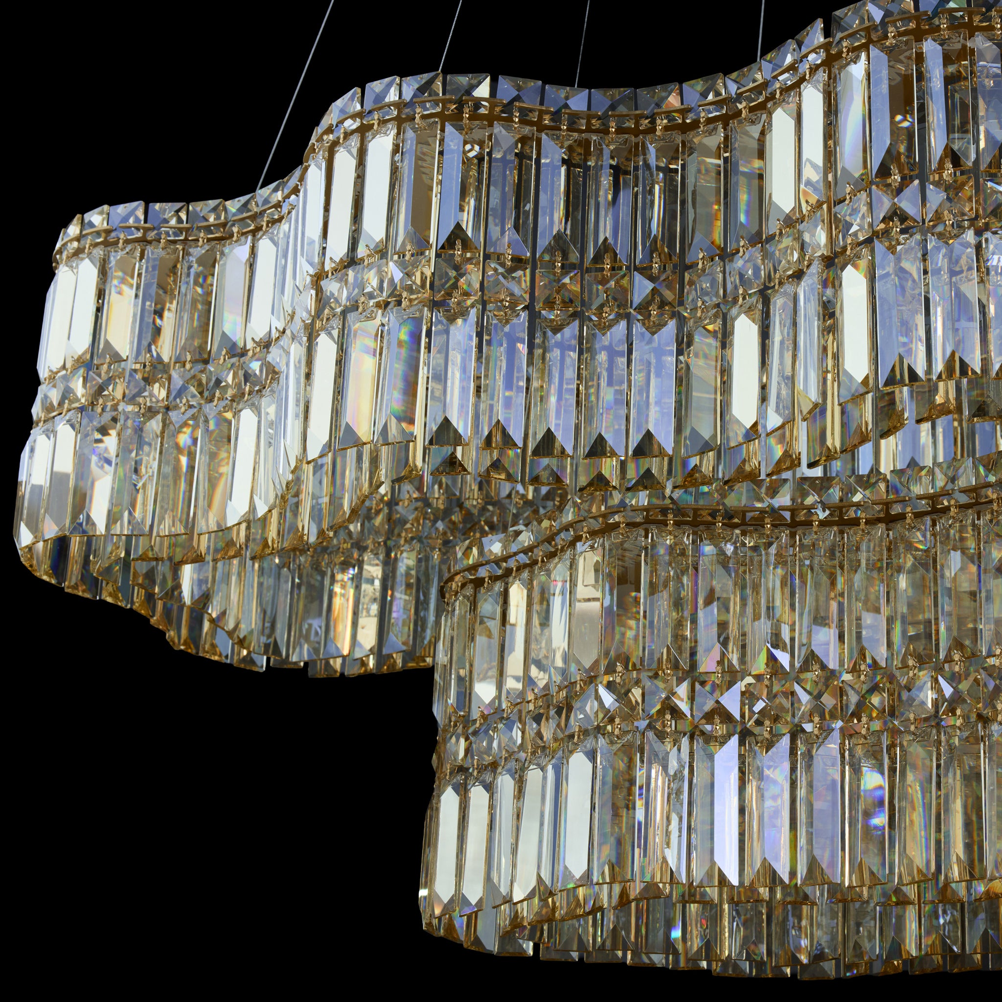 Double Standard 60 inch Dimmable LED Linear Pendant