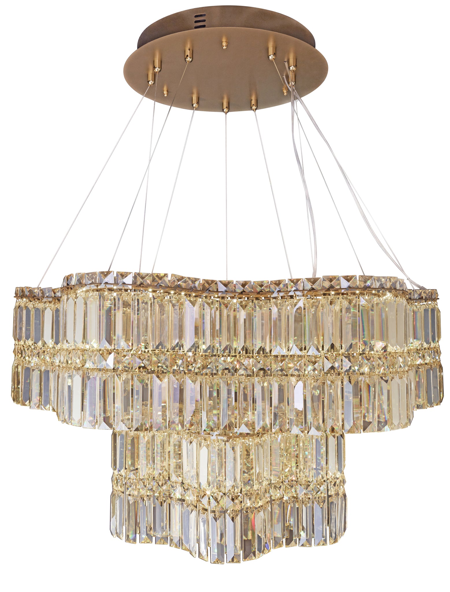 Double Standard 32 inch Dimmable LED Pendant