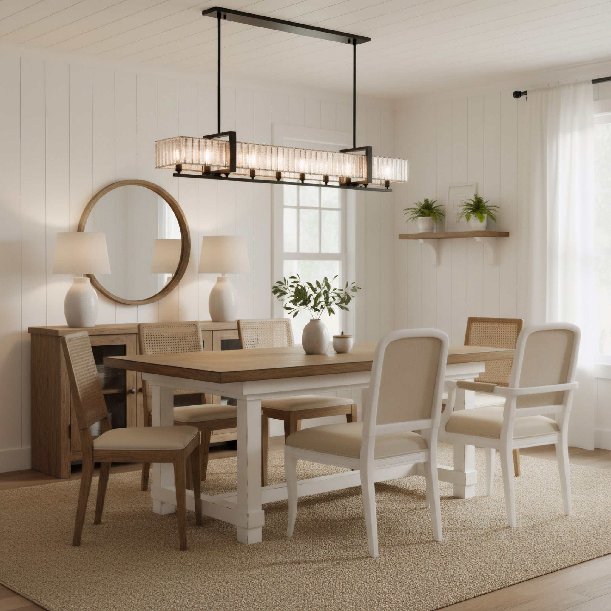 Framework 10 Light Dimmable Linear Pendant