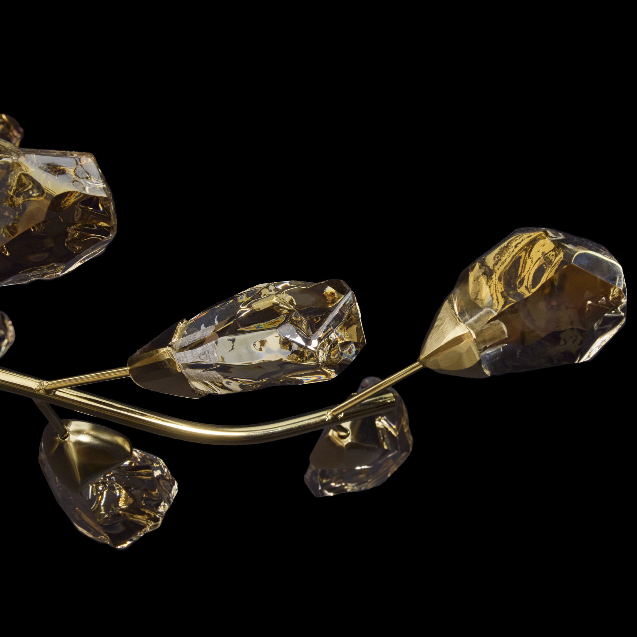 Golden Thicket 9 Light Dimmable Pendant - Polished Gold