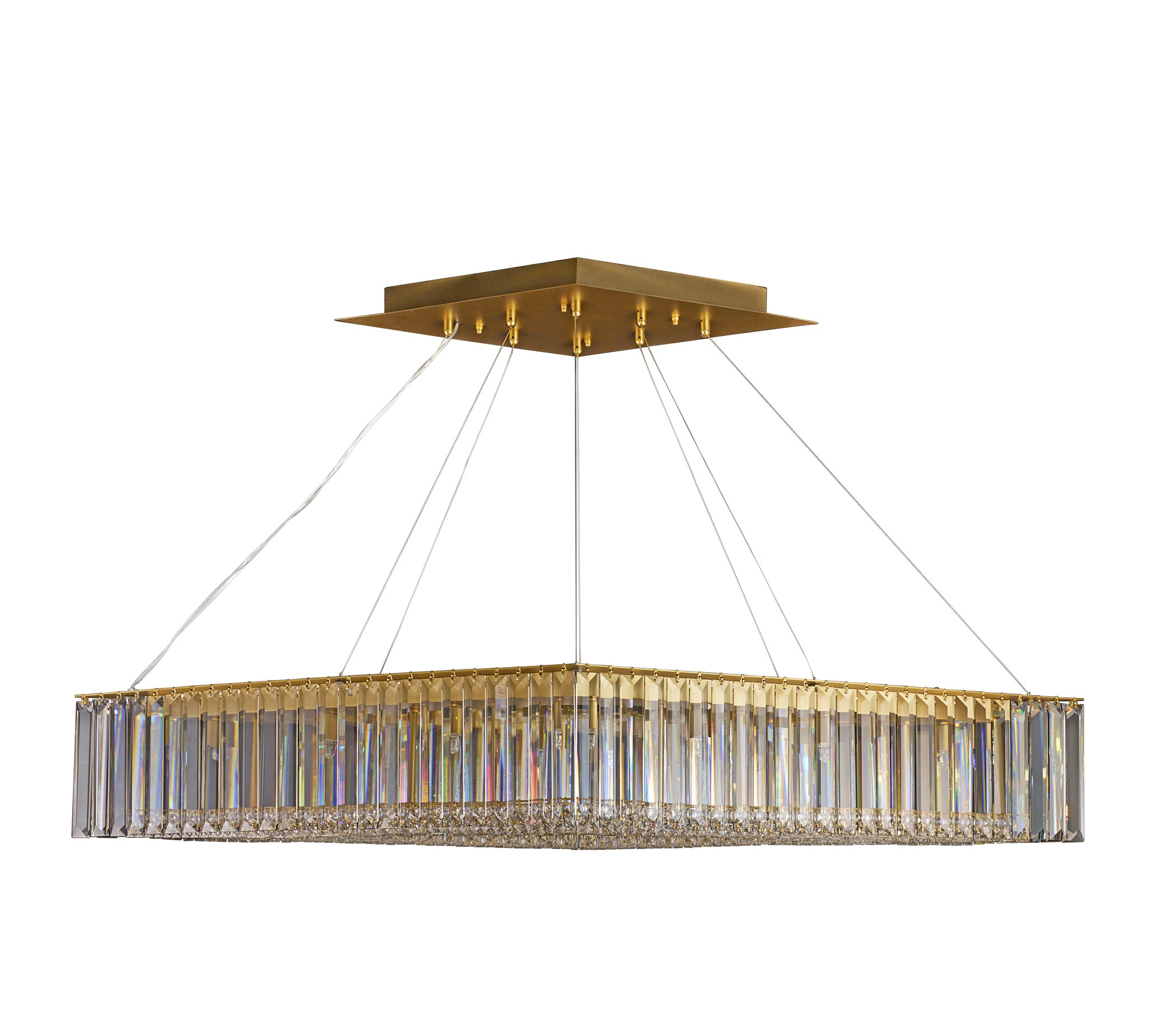 The Long View 12 Light Dimmable Linear Pendant