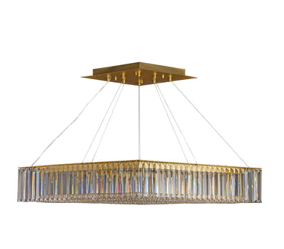 The Long View 12 Light Dimmable Linear Pendant