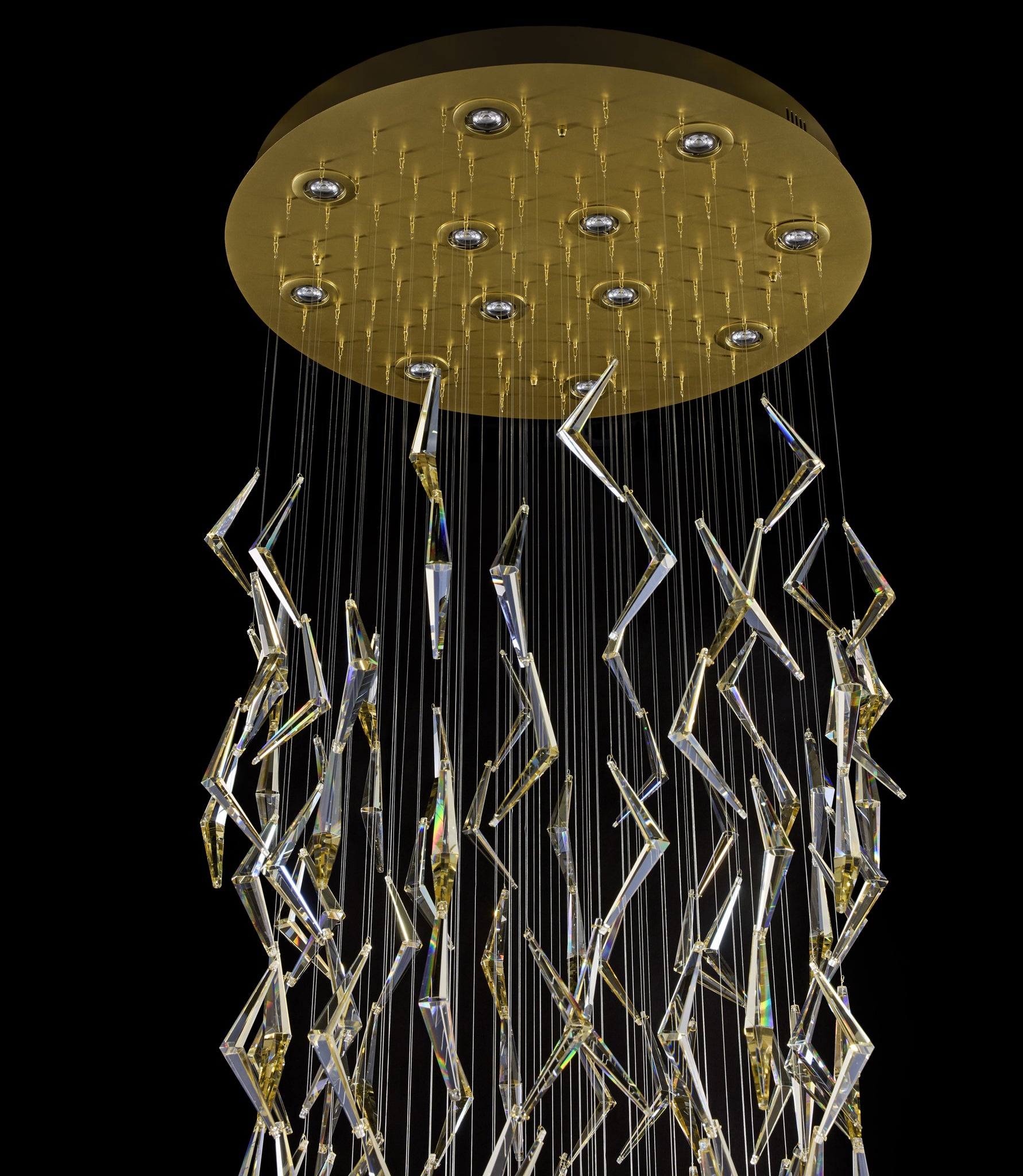 Downpour 12 Light Dimmable Pendant