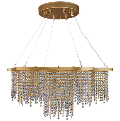 Deco Drippy 7 Light Dimmable Dining Pendant Chandelier