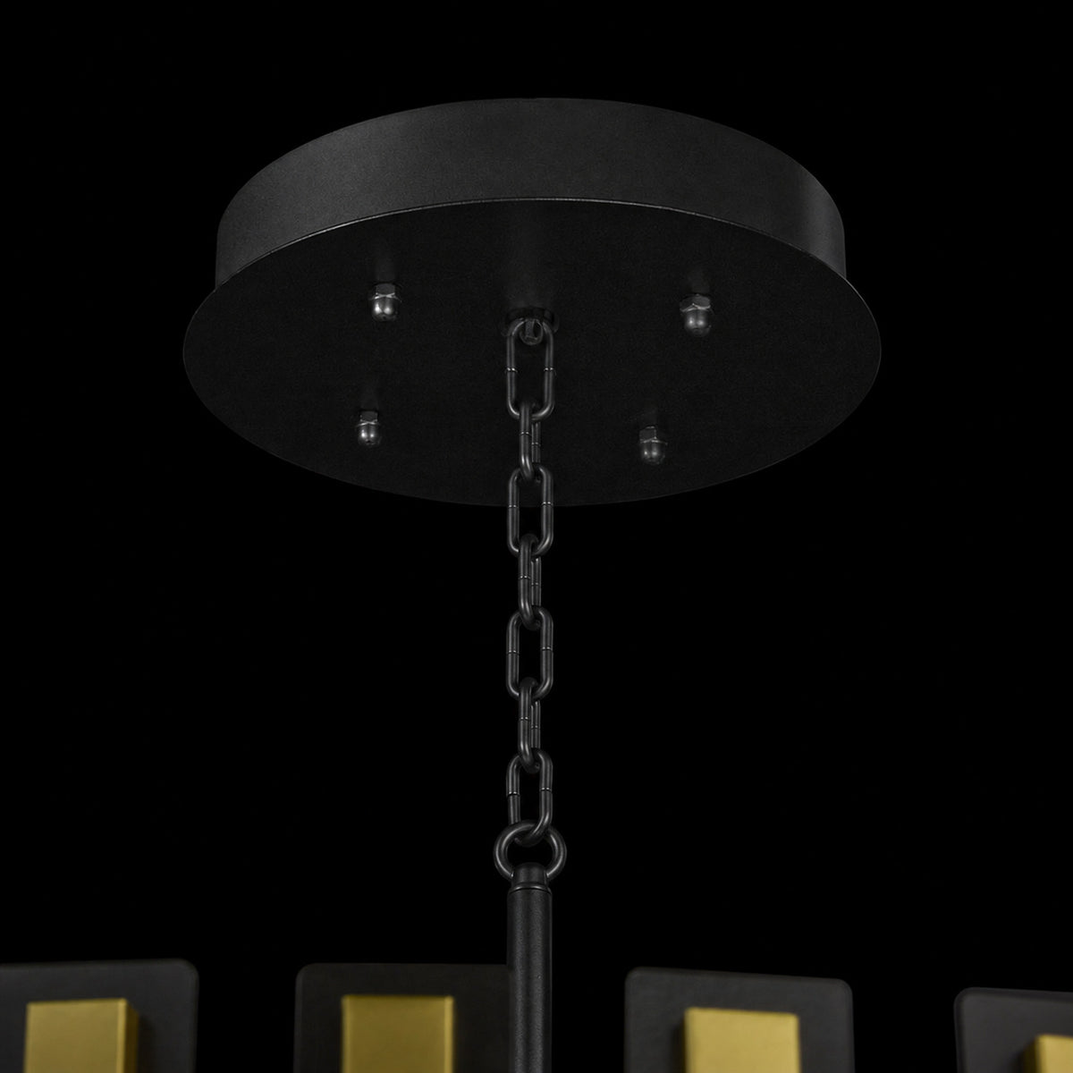 Black Tie 9 Light Dimmable Crystal Pendant Chandelier