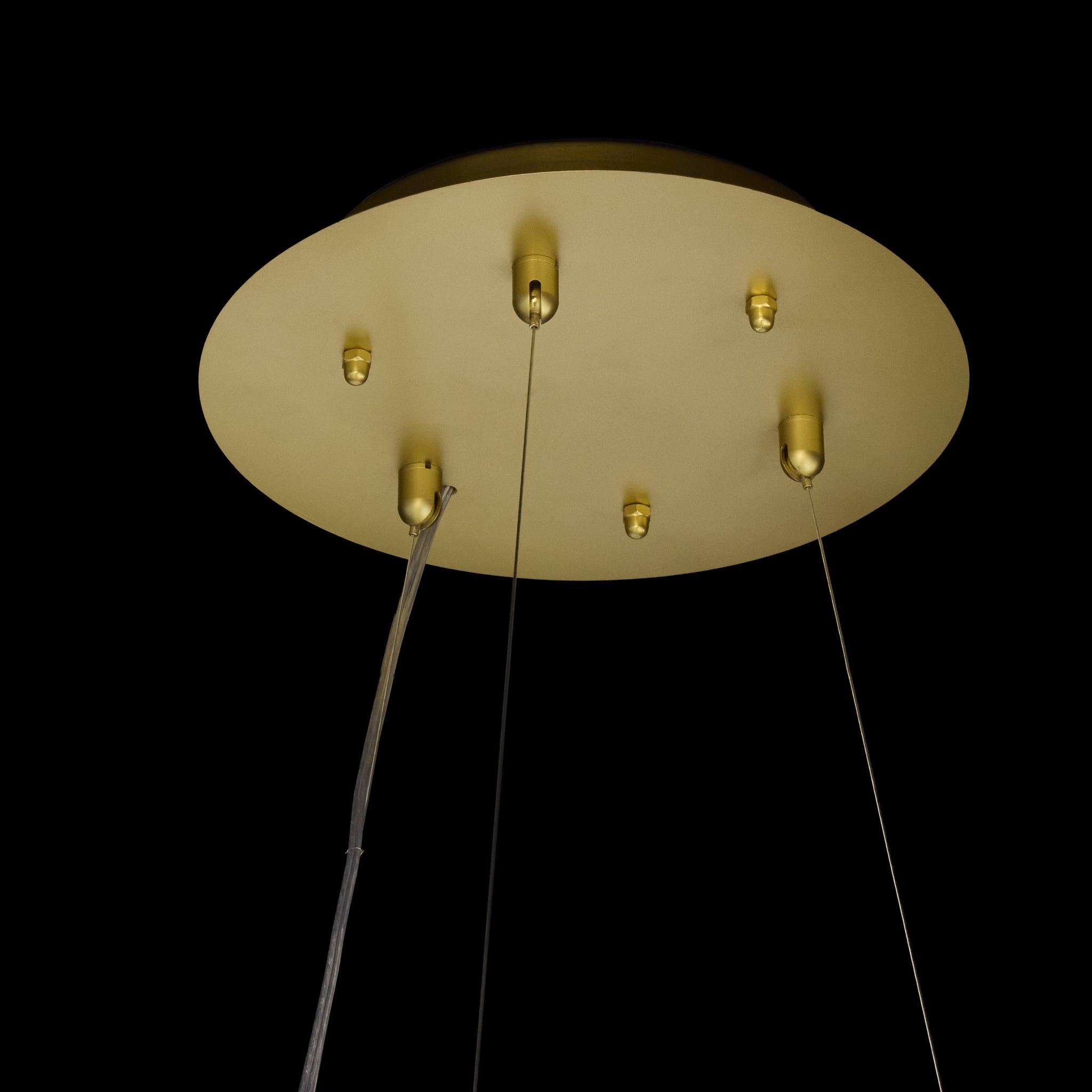 Gilded Stage 12 Light Dimmable Pendant Chandelier