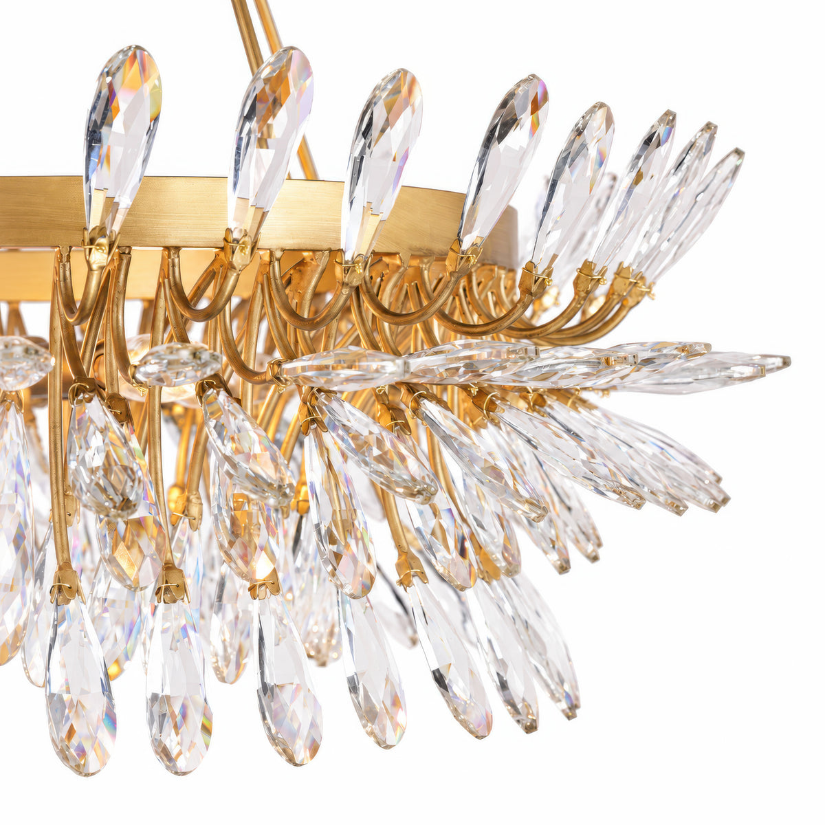 The Royal Treatment 5 Light Chandelier - Brass Kisser